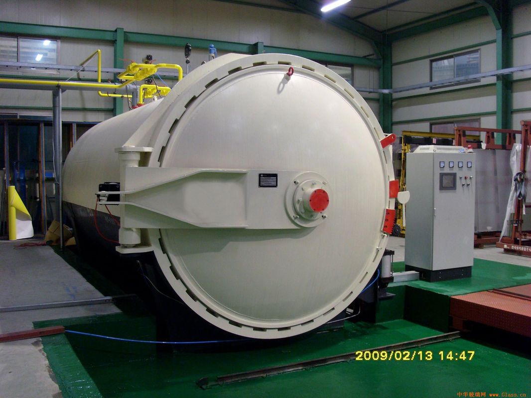 Autoklaw do laminowania szkła z drzwiami otwieranymi elektrycznie hydraulicznie do szkła laminowanego