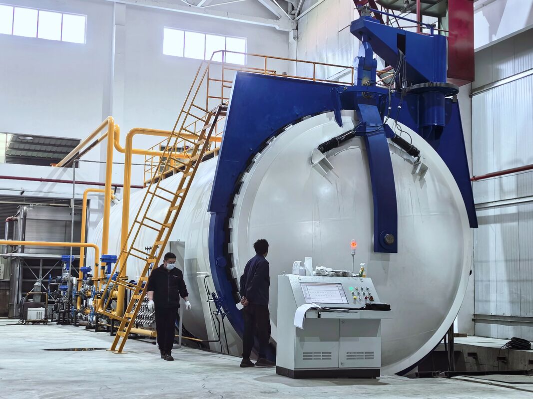 Portable high-pressure aviation grade composite autoclave with advanced control systems for UAV and aerospace applications